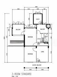 Blk 90 Commonwealth 16 (Queenstown), HDB 3 Rooms #452453221